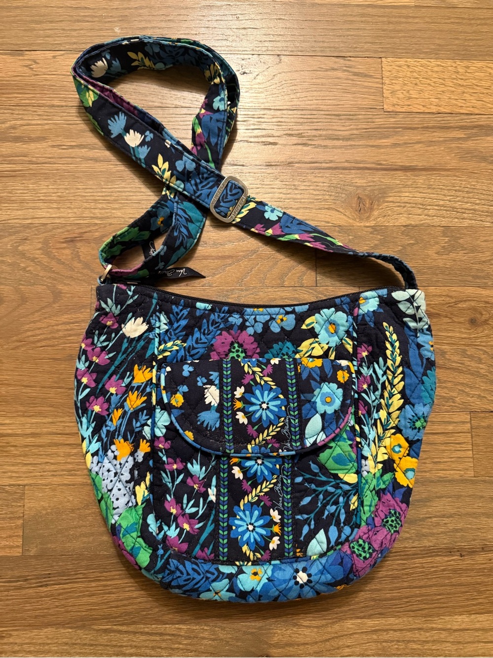 Vera Bradley Midnight Blue- Mini Quilted Crossbody Bag